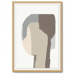 L ART "SHADOWS" GLASS FRAMED ART SERIES 14 L ART