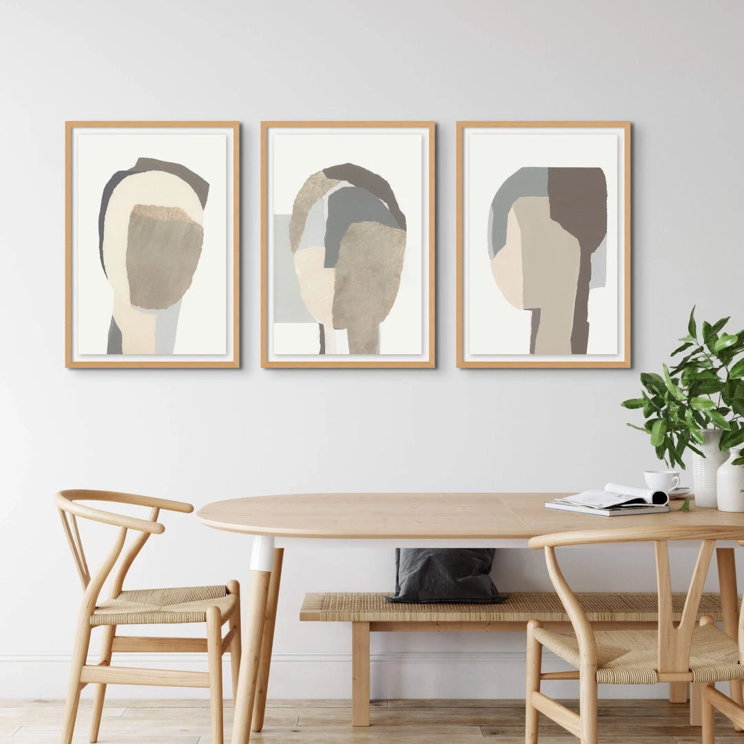 L ART "SHADOWS" GLASS FRAMED ART SERIES 2 L ART "SHADOWS" GLASS FRAMED ART SERIES