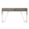 FOUR HANDS FAUX SHAGREEN WRITING DESK
