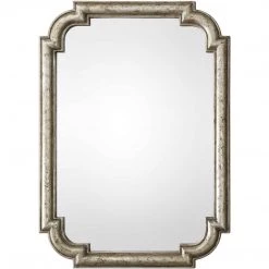 UTTERMOST SHANTI DISTRESSED ANTIQUE SILVERLEAF MIRROR