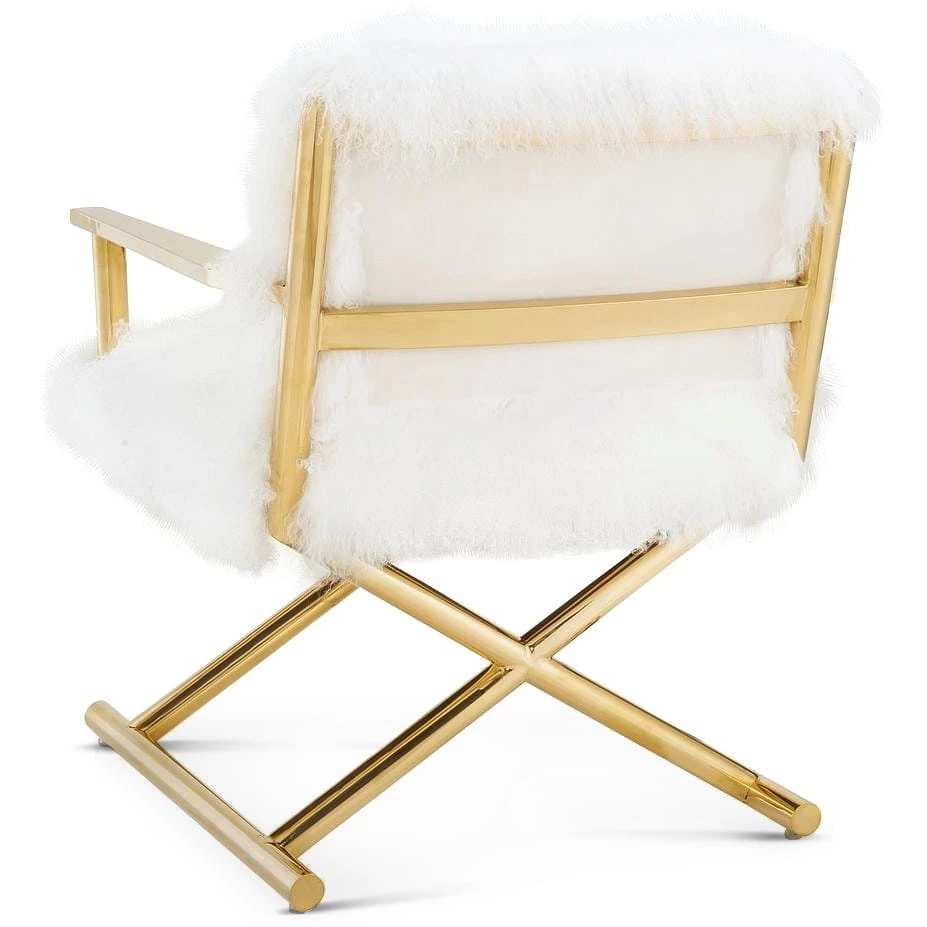 TOV SHEEPSKIN SHAG DIRECTOR’S CHAIR Living Room 2 TOV SHEEPSKIN SHAG DIRECTOR’S CHAIR Living Room