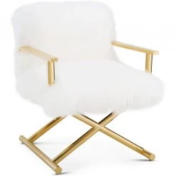 TOV SHEEPSKIN SHAG DIRECTOR’S CHAIR Living Room 6 TOV SHEEPSKIN SHAG DIRECTOR’S CHAIR Living Room