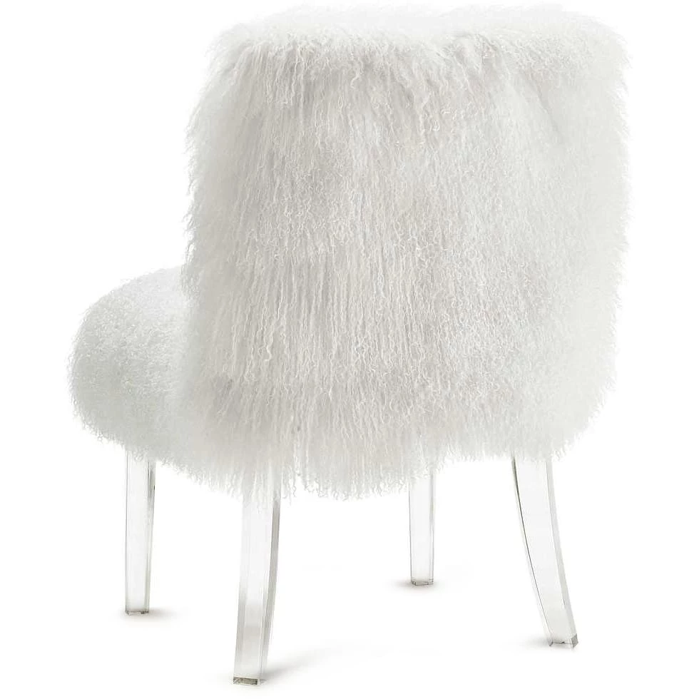 TOV SHERPA SHAG SLIPPER CHAIR 2 TOV SHERPA SHAG SLIPPER CHAIR