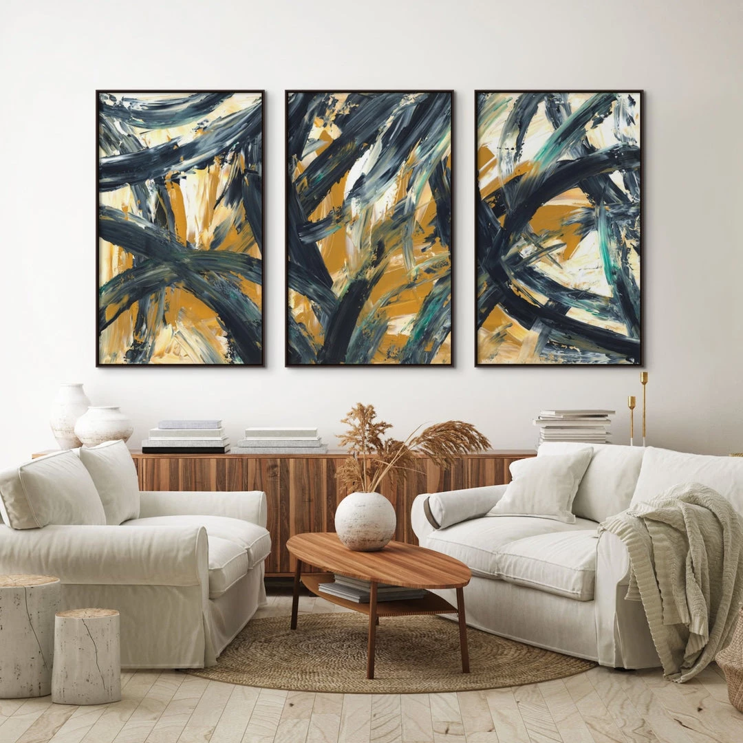 L ART Wall Art "SHIFTING LANES" CANVAS ART 1 L ART Wall Art "SHIFTING LANES" CANVAS ART