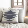SURYA SHONA PILLOW: DENIM, PURPLE Pillows + Decor