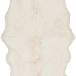 SURYA SHEEPSKIN HIDE RUG: WHITE