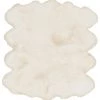 SURYA SHEEPSKIN HIDE RUG: WHITE