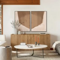 L ART "SIENNA ANGLE" CANVAS ART Wall Art