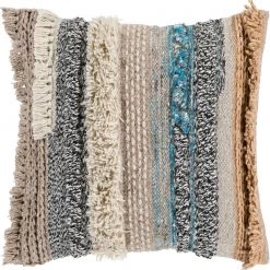 SURYA Pillows + Decor SIERRA FRINGE WOOL PILLOW