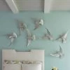PHILLIPS COLLECTION SILVER DOVES WALL SCULPTURES Wall Sculptures + Decor