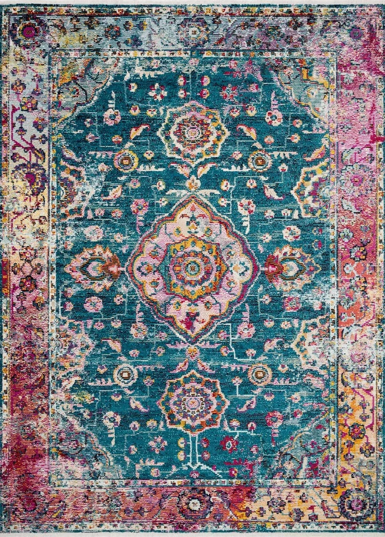 LOLOI SILVIA 02 RUG: TEAL, BERRY MULTI 1 LOLOI SILVIA 02 RUG: TEAL, BERRY MULTI