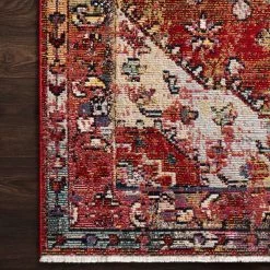 LOLOI SILVIA 06 RUG: RED MULTI
