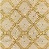 SURYA SIMI WOOL + COTTON TEXTURED FLATWEAVE: YELLOW Rug