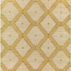 SURYA SIMI WOOL + COTTON TEXTURED FLATWEAVE: YELLOW Rug