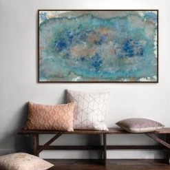 L ART "SKY BLUE SPREAD" CANVAS ART Wall Art