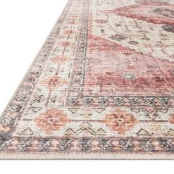 LOLOI ELSA VINTAGE PRINT RUG: IVORY, BERRY 13 LOLOI ELSA VINTAGE PRINT RUG: IVORY, BERRY