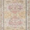LOLOI ENID VINTAGE PRINT RUG: GOLD, BLUSH