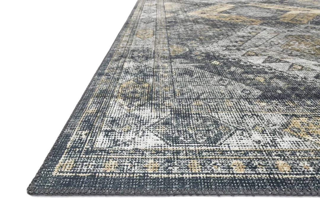 SURYA ELENE VINTAGE PRINT RUG: GRAPHITE, OLIVE 2 SURYA ELENE VINTAGE PRINT RUG: GRAPHITE, OLIVE