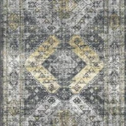 SURYA ELENE VINTAGE PRINT RUG: GRAPHITE, OLIVE 7 SURYA ELENE VINTAGE PRINT RUG: GRAPHITE, OLIVE