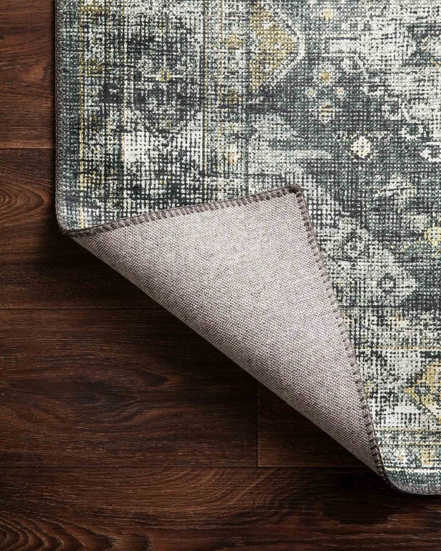 SURYA ELENE VINTAGE PRINT RUG: GRAPHITE, OLIVE 5 SURYA ELENE VINTAGE PRINT RUG: GRAPHITE, OLIVE