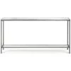 UTTERMOST SLIM SILVER MIRROR TOP CONSOLE
