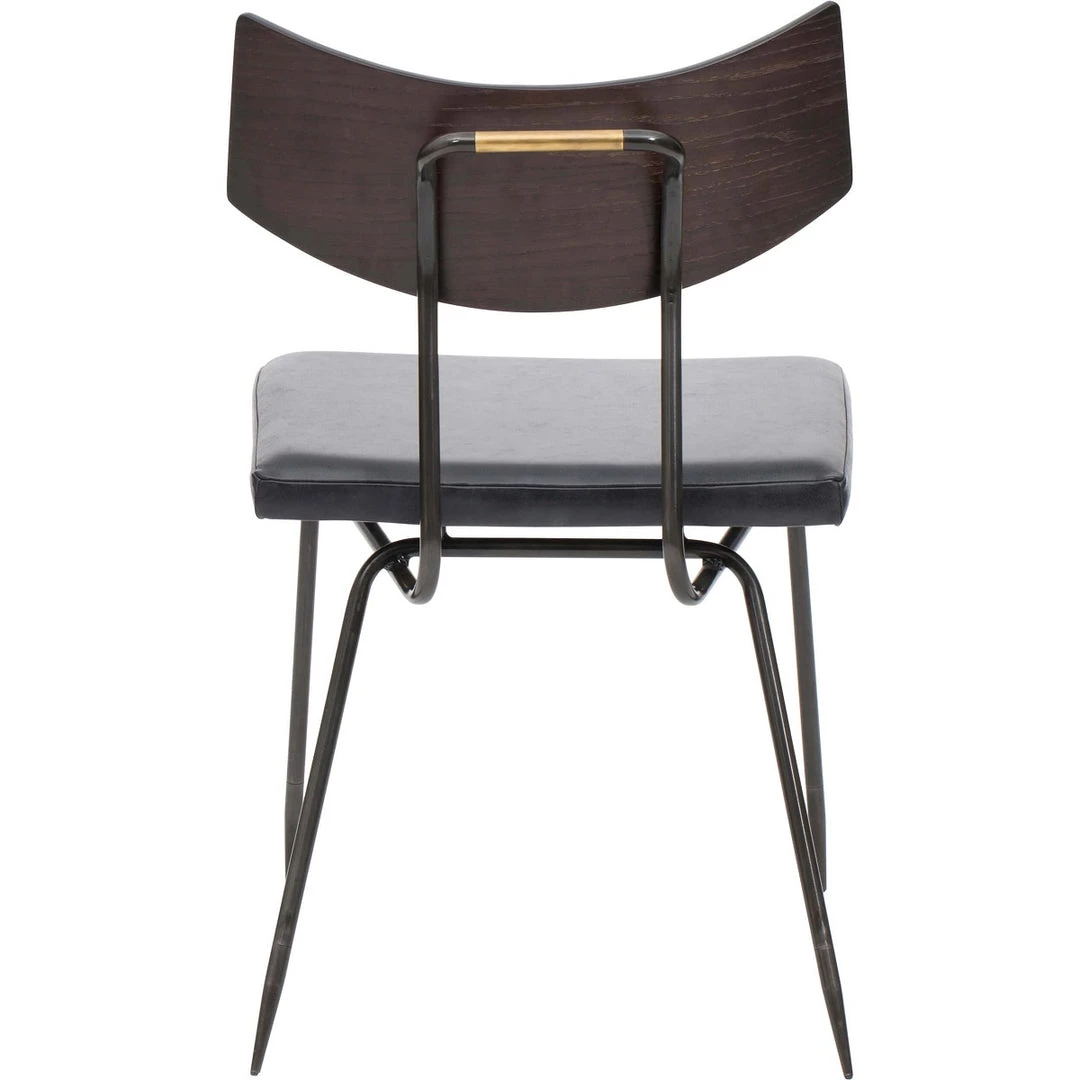 NUEVO Kitchen + Dining SOLI SEARED OAK DINING CHAIR: BLACK 3 NUEVO Kitchen + Dining SOLI SEARED OAK DINING CHAIR: BLACK