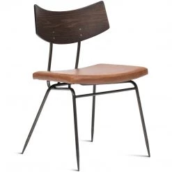 NUEVO SOLI SEARED OAK DINING CHAIR: CARAMEL Furniture