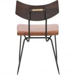 NUEVO SOLI SEARED OAK DINING CHAIR: CARAMEL Furniture