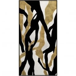 L ART "SOLID STREAM I" HAND PAINTED CANVAS ART Wall Art