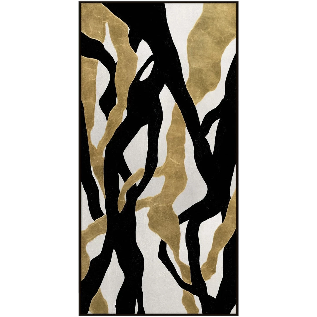 L ART "SOLID STREAM I" HAND PAINTED CANVAS ART Wall Art 1 L ART "SOLID STREAM I" HAND PAINTED CANVAS ART Wall Art