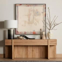 L ART "SOLIPSISM" NATURAL CANVAS ART