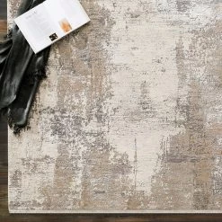 SURYA MONA LATTE TEXTURED VISCOSE RUG