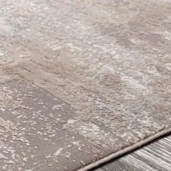 SURYA MONA LATTE TEXTURED VISCOSE RUG