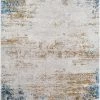 SURYA LUNA INK + GOLD TEXTURED VISCOSE RUG