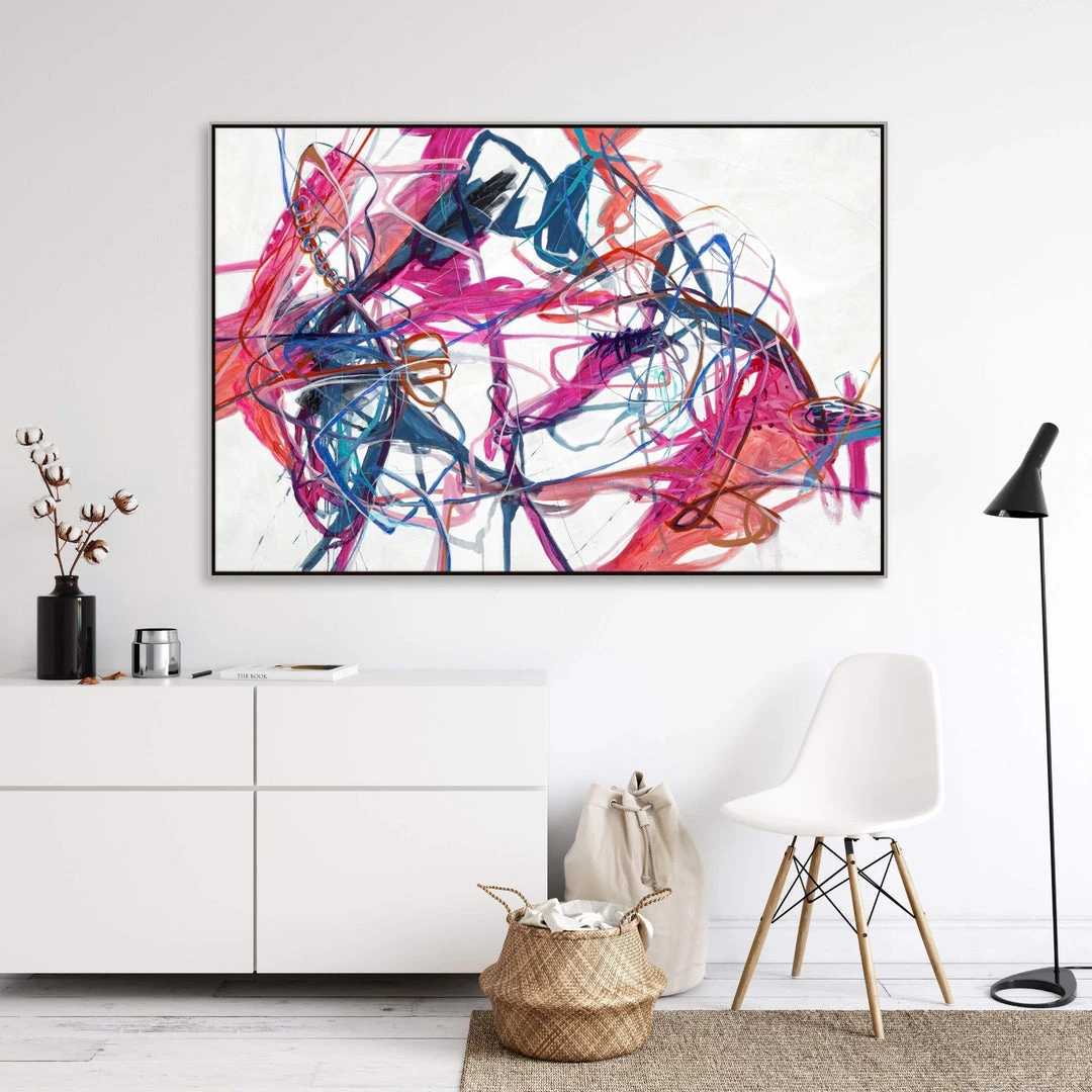 L ART Wall Art "SORTING SHAPING" CANVAS ART 2 L ART Wall Art "SORTING SHAPING" CANVAS ART