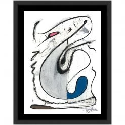 L ART "SOUVENIRS DU PRINTEMPS" GLASS FRAMED PRINT