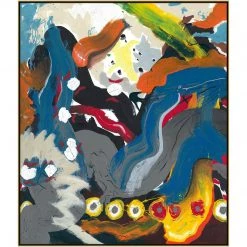 L ART "SPILLAGE" CANVAS ART Wall Art