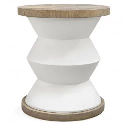 UTTERMOST SPOOL SIDE TABLE