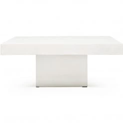 URBIA Living Room CONCRETE SLAB COFFEE TABLE: SQUARE