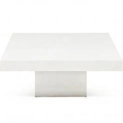 URBIA Living Room CONCRETE SLAB COFFEE TABLE: SQUARE