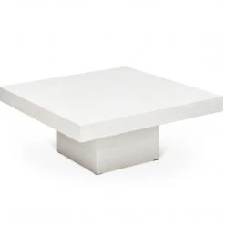 URBIA Living Room CONCRETE SLAB COFFEE TABLE: SQUARE
