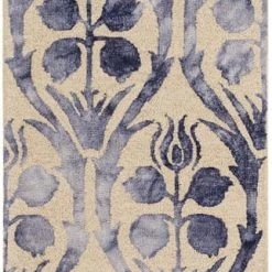 SURYA BAHIA WASHED PRINT RUG: INK
