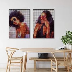 L ART "STAY COOL IV" CANVAS ART 6 L ART