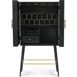 MOES Furniture STELLA NOIR BAR CABINET