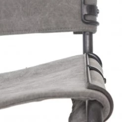 FOUR HANDS Furniture STONEWASH GREY CANVAS SLING DINING CHAIR