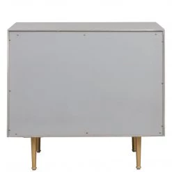 TOV STRIDE GREY LACQUER NIGHTSTAND Furniture