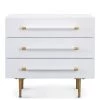 TOV STRIDE WHITE LACQUER NIGHTSTAND Furniture