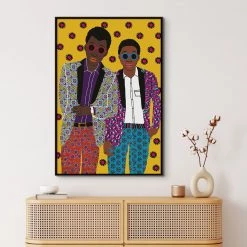 L ART "STYLING IT OUT" CANVAS ART