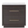 FOUR HANDS SUKI BURNISHED BLACK NIGHTSTAND Furniture