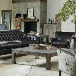 HOOKER SUMATRA RUSTIC GREY ELM COFFEE TABLE Furniture